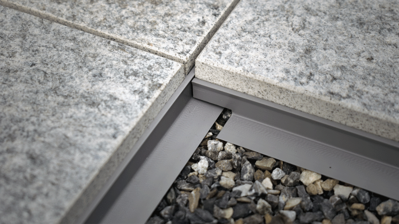 Škárovacia lišta pod dlažbu "T" | špárfix | Profil na pokládku dlažby do štrku