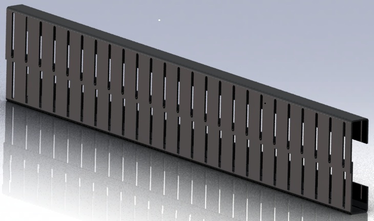 Soklový ukončovací nerezový profil s nastaviteľnou výškou 55-85 | 85- 155 mm