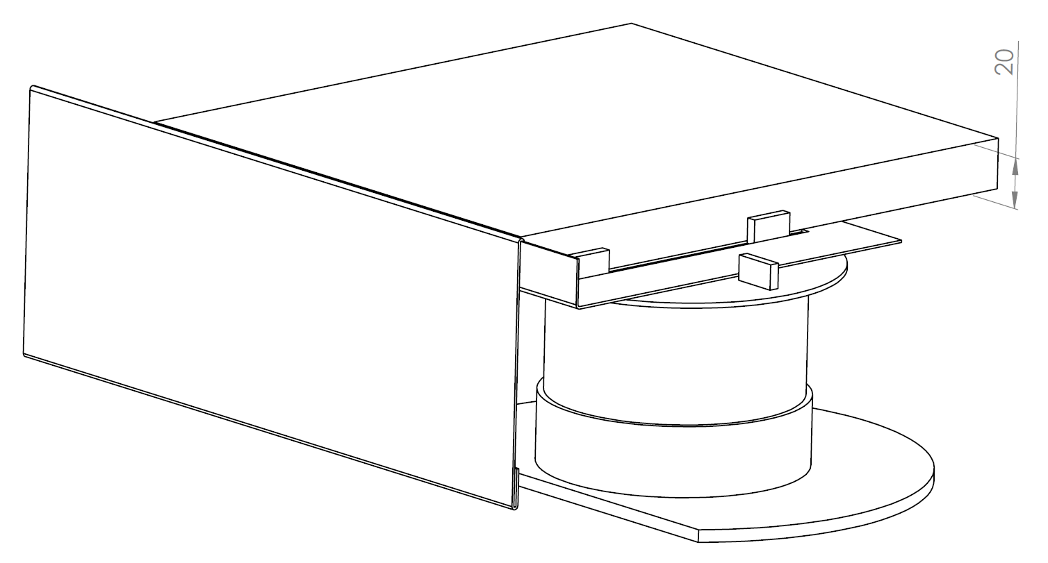 Ukončovací profil „C" | soklový profil | výška 110 mm | dĺžka 2000 mm