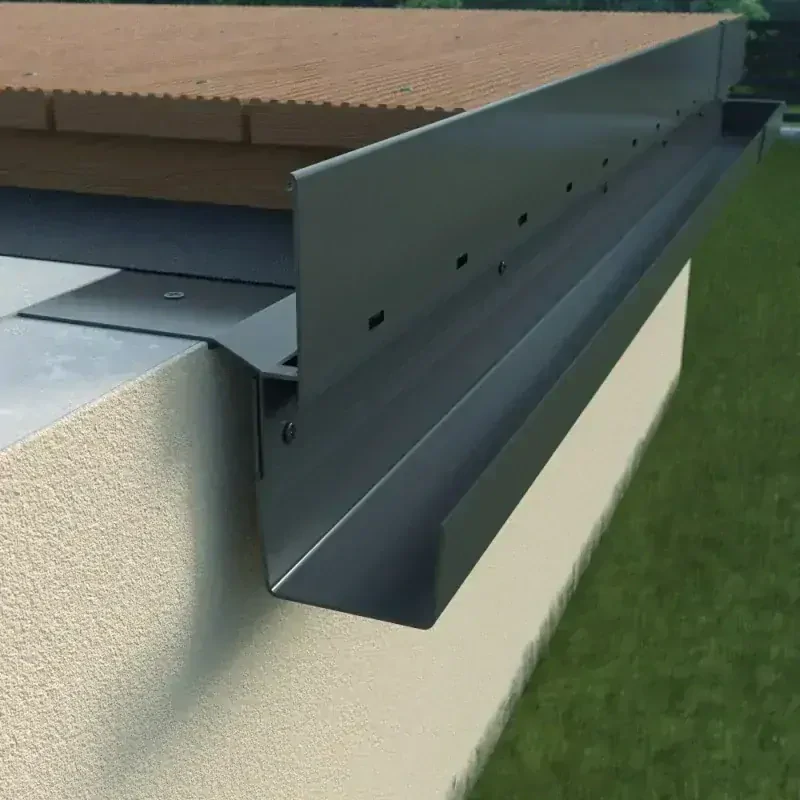 Balkónový odkvapový žľab PROFI "PR60" | vnútorný roh 90º