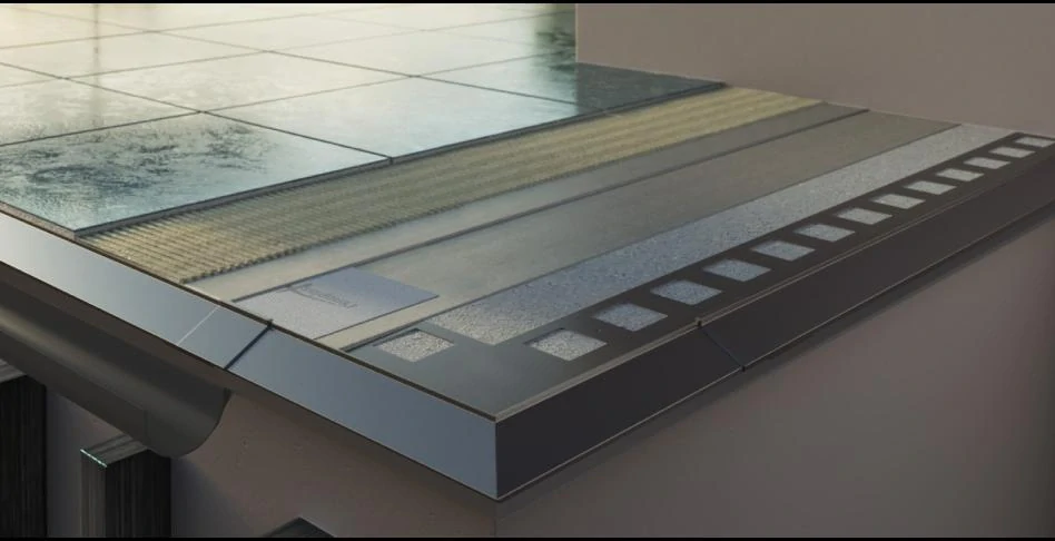 Balkónová lišta 100 PLUS s možnosťou osadenia odkvapového žľabu PR 65 | 2 m