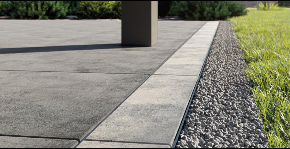 Ukončenie žľabu | Terasový lineárny odvodňovací systém 